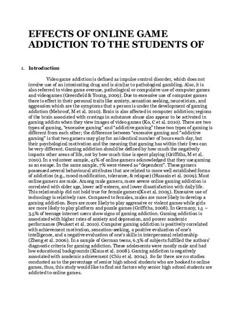 effects of online games to students in the philippines|Online Game Addiction and the Level of Depression Among .